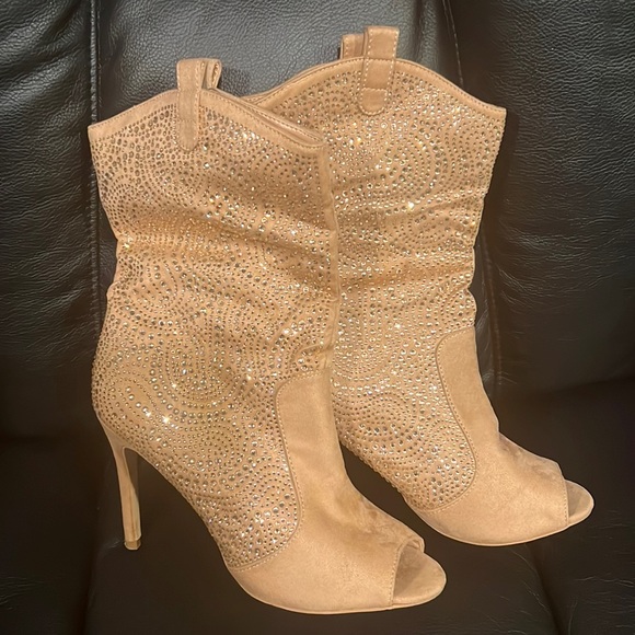 Maude Pink open toe boots! - Picture 1 of 3